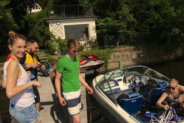 vanessa smiling lake