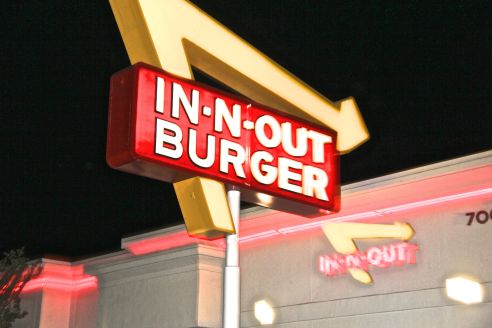 in and out burger